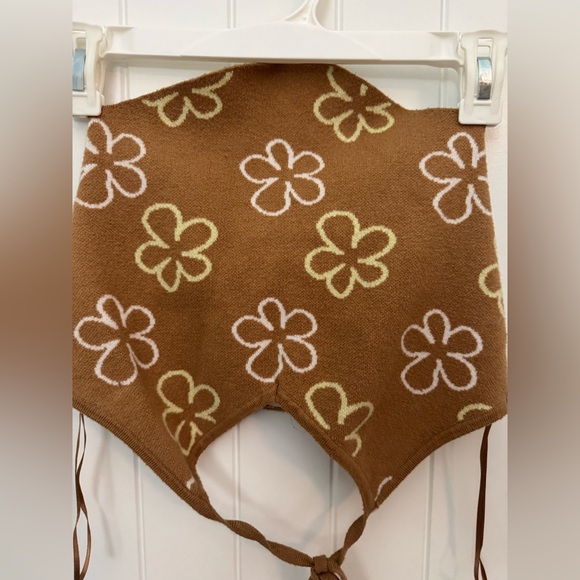 Brown Floral Women's Bag medium - Picture 2 of 4